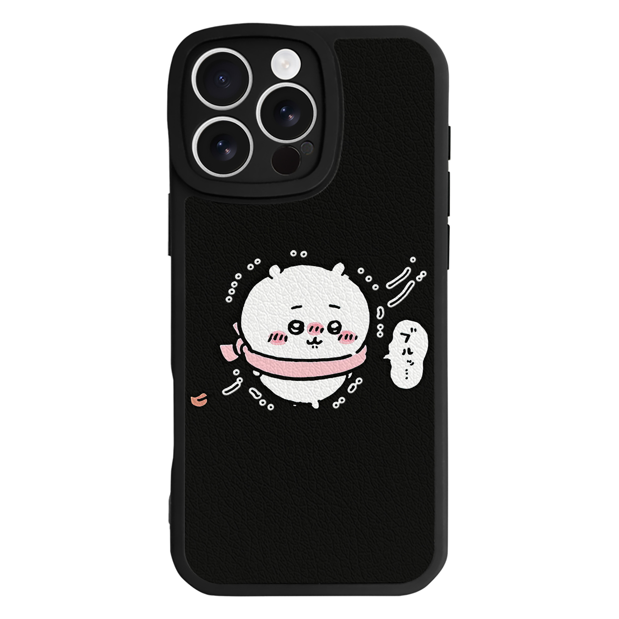 （画像用） ちいかわ ちいかわ Chii-kawa chiikawa 【iPhone 16シリーズ対応】シリコンスマホケース（レザー調） 材質：シリコン